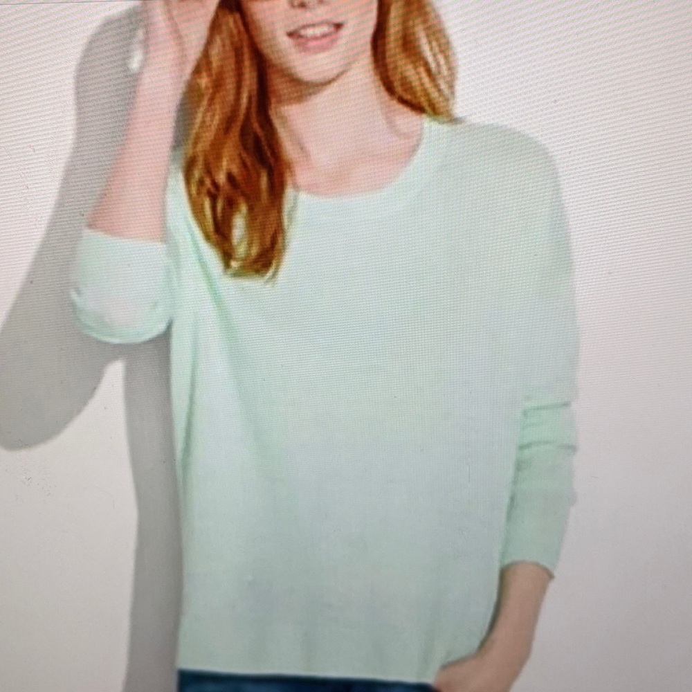 Madewell Mint Green Crew Neck Sweater